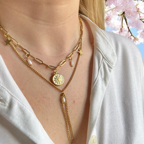 Golden Spirit Charms - Customized Necklace