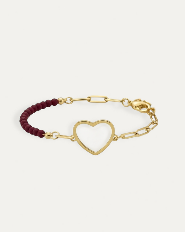 Heart Mix - Beads/Chain