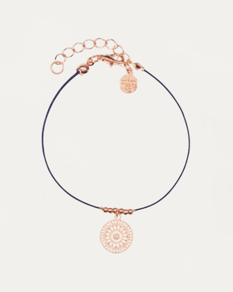 Boho Ornament Navy Blue