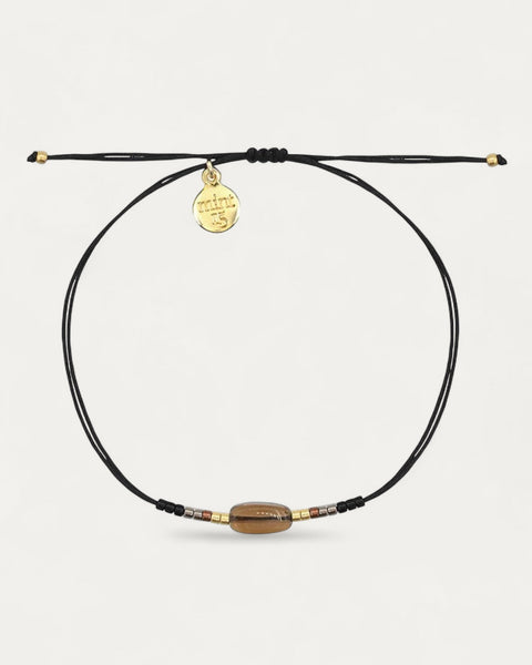 Glass Stone Black - Brown