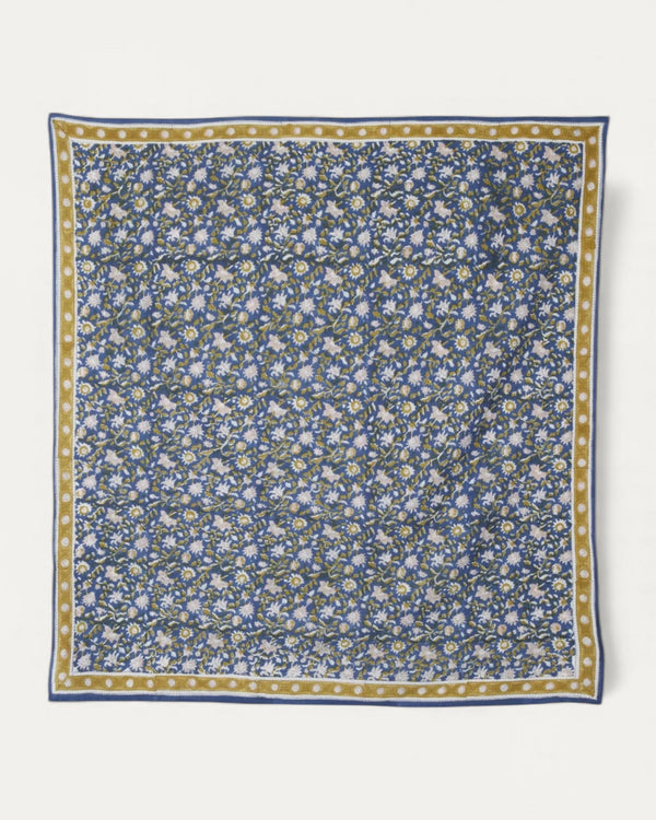 Indian Cotton Scarve - Blue