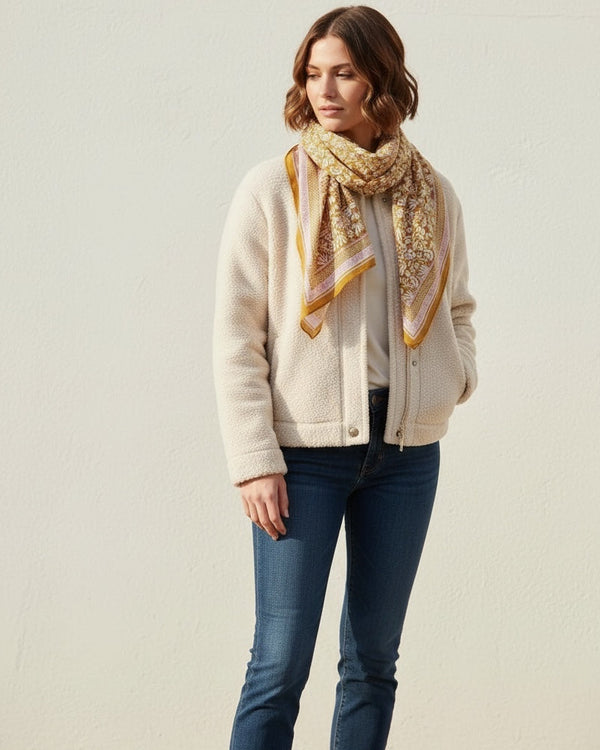 Indian Cotton Scarve - Olive