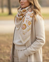 Wool & Silk Scarve Bronze