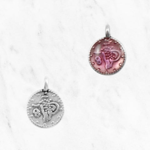 "Pink Transparent Silver Joy"