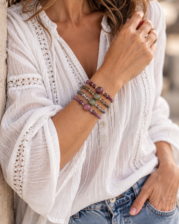 Plum Burgundy Bracelet