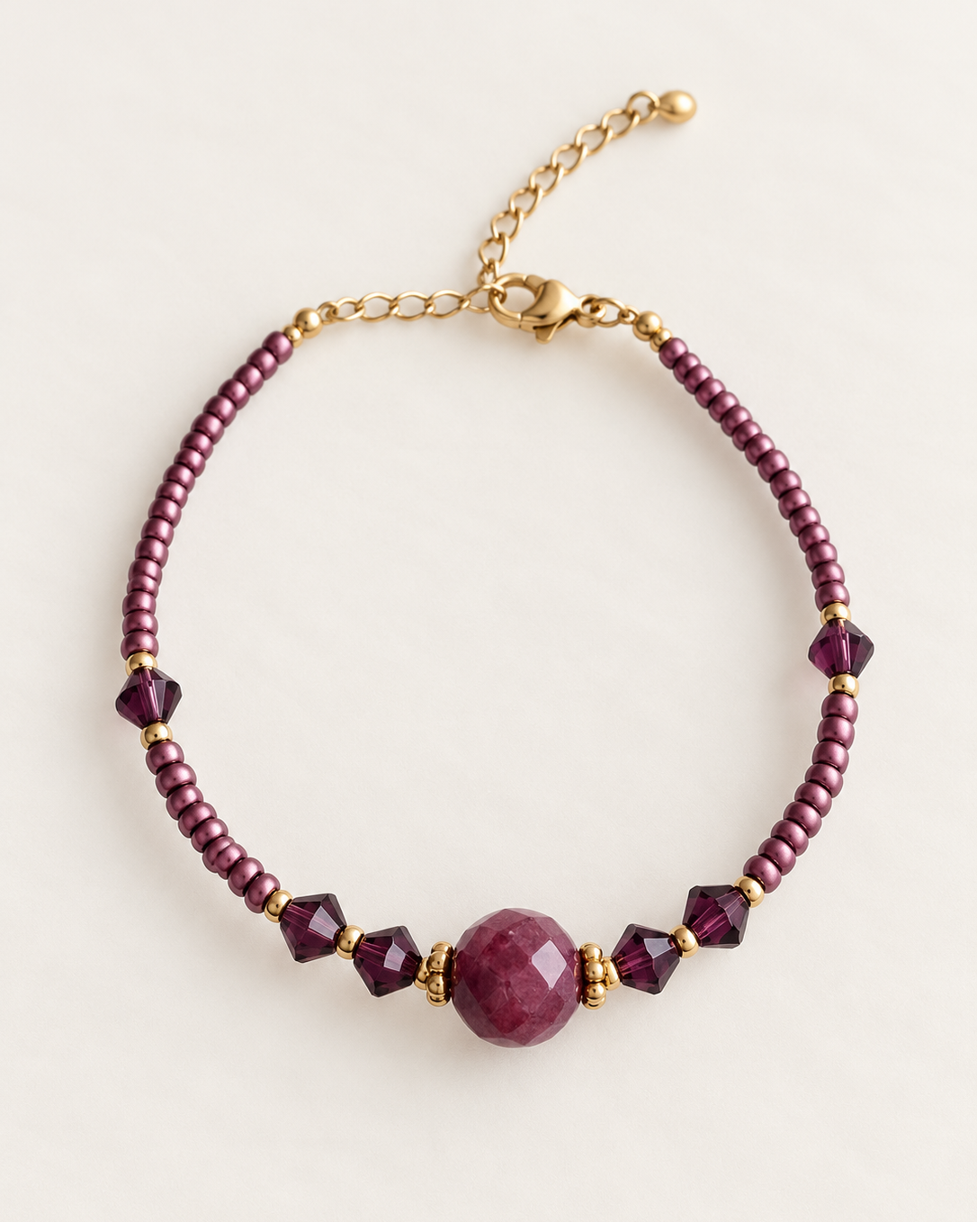 Plum Burgundy Bracelet