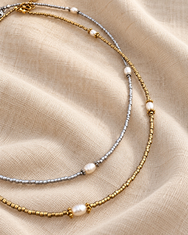 Quiet Necklace - Nacar Serie