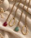 Einfarbige Perle – Gold