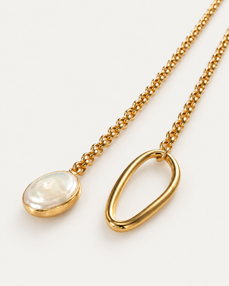 Raindrop Necklace - Nacar Serie