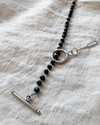 Rosary Black Pearls Necklace