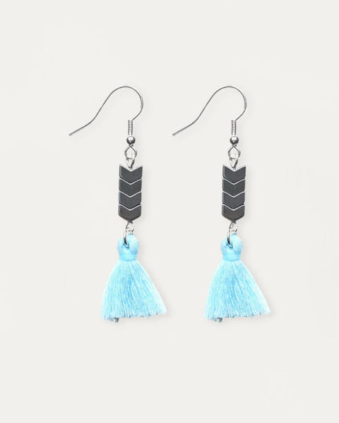 Pastel Tassels Earrings - Gold