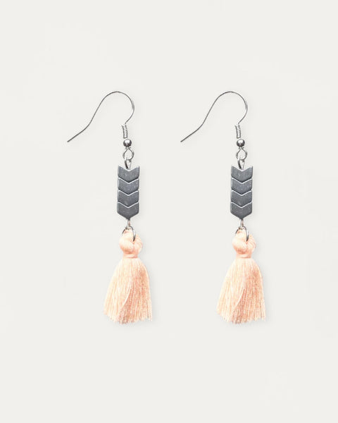 Pastel Tassels Earrings - Gold
