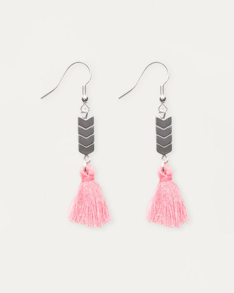 Pastel Tassels Earrings - Gold