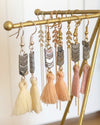 Pastel Tassels Earrings - Gold