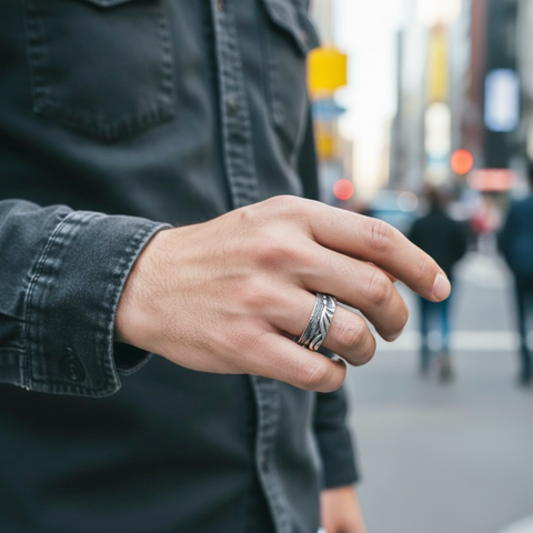 Wavy Ring Men