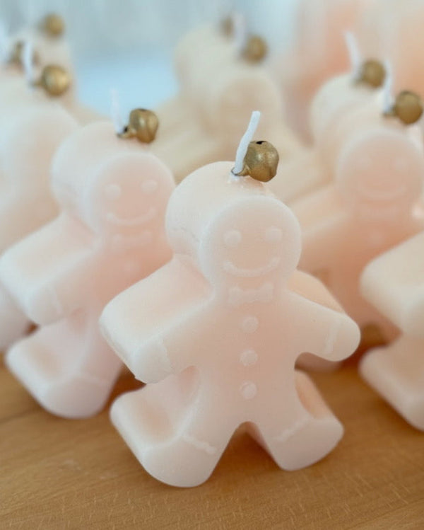 Gingerbread Man Candle