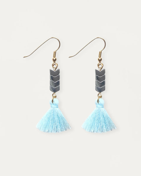 Pastel Tassels Earrings - Gold
