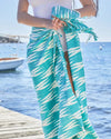 Trani Turquoise Beach Towel/Wrap