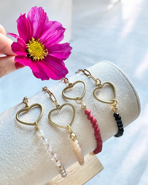 Heart Mix - Beads/Chain