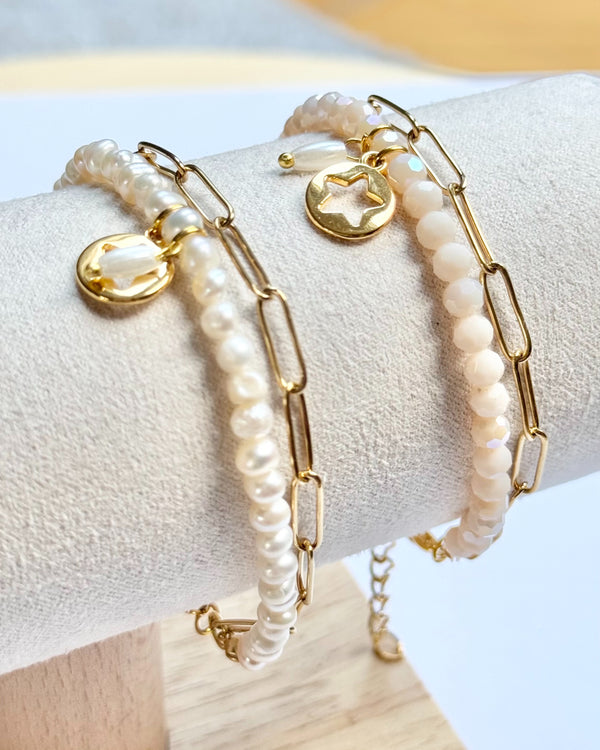 Glow Gold - Beads & Chain