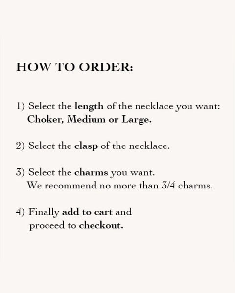 Personalisierte Halskette - Charms