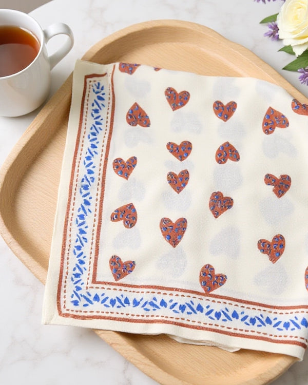 Heart Cotton Scarve