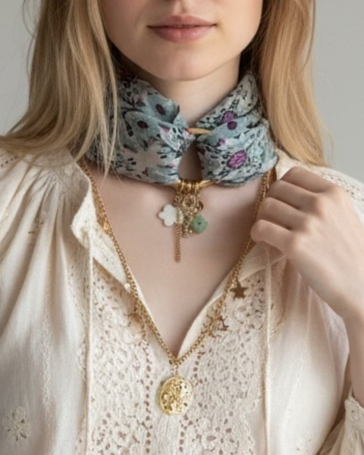 Hoop for Scarves - Gold