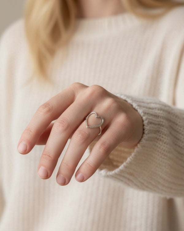 Ring 'Amore' Big Silver