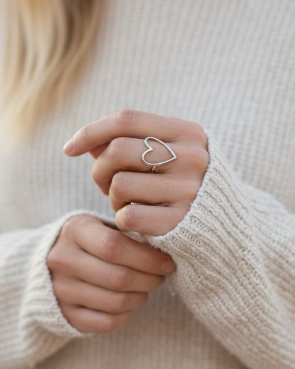 Ring 'Amore' Big Silver