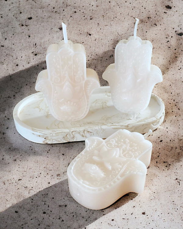 Hamsa Candle