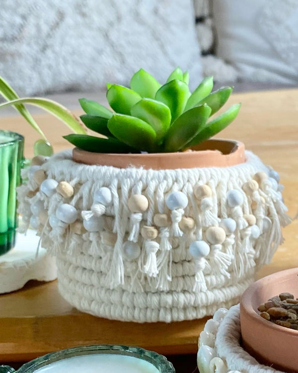 Macrame Cotton Baskets