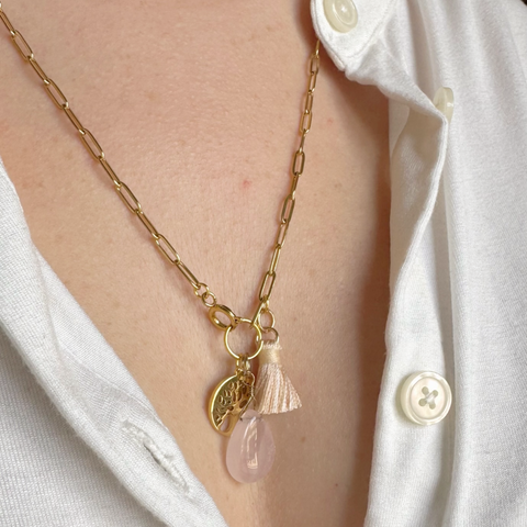 Dualia Golden Charms - Customized Necklace