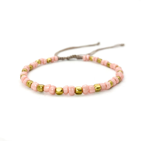 Two Color Beads - Gold
