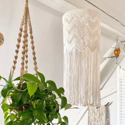 Zig Zag - Macrame Lamp Shade