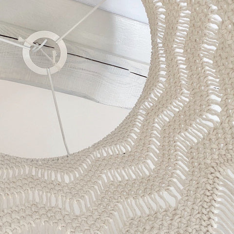 Zig Zag - Macrame Lamp Shade