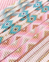 Beaded Zig Zag Candy Pink