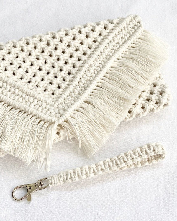 Classic Macrame Clutch
