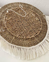 Macrame Wall Wicker Basket