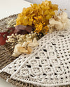 Macrame Wall Wicker Basket
