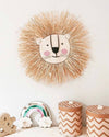 Raffia Lion - Wall Decor
