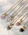 Gemstone Necklace - Pink