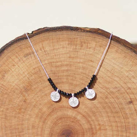 Turkish Coins Necklace - Silver