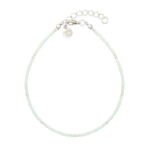 Little Beads Anklet - Mint